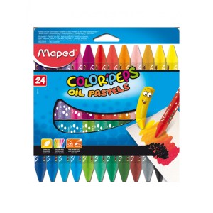 Maped Color'Peps Oil Pastels 24 Colours