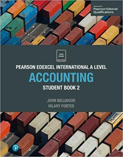 Pearson edexcel international a level accounting student book 2 | bookstudio. Lk