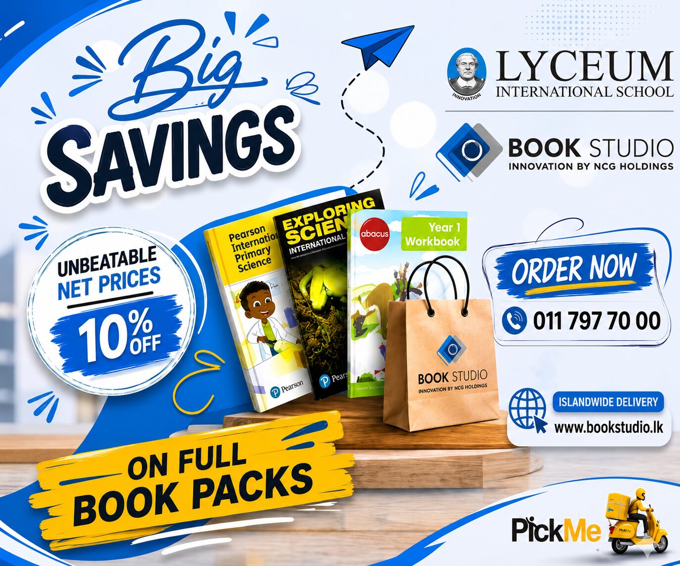 Lyceum international school - text book packs